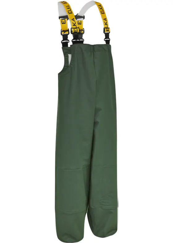 Elka Rainwear Pro 79902 Bib & Brace Knee Reinforcement Waterafstotend MadeInEurope