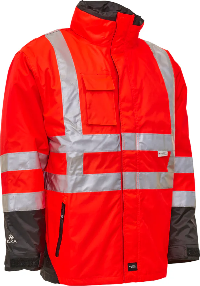 High Vis Rood/Zwart