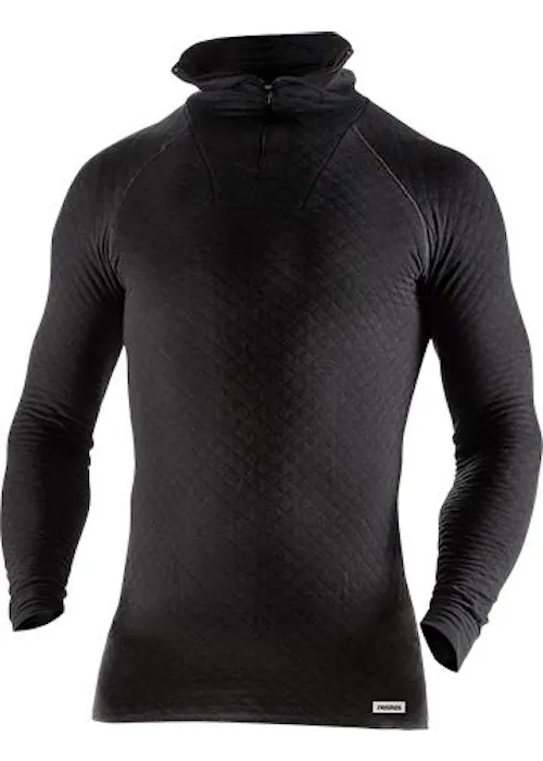 Fristads 127357 T-Shirt met Lange Mouwen Korte Rits 742 PC Regular Fit