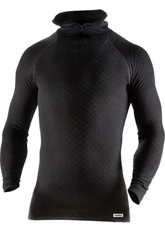 Fristads 127357 Langarm-T-Shirt mit kurzem Reißverschluss, 742 PC, Regular-Fit