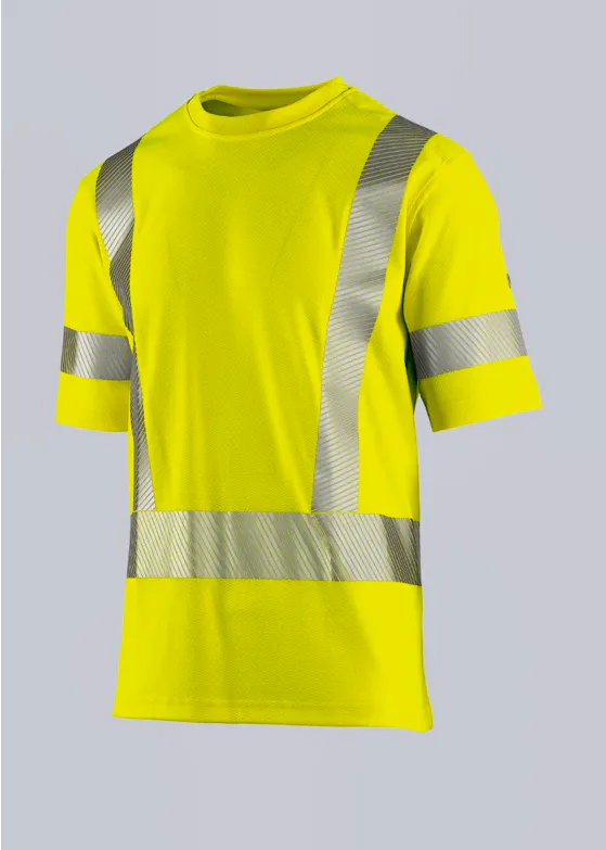 BP® T-Shirt mit hoher Sichtbarkeit und reflektierenden Streifen an den Ärmeln 2136