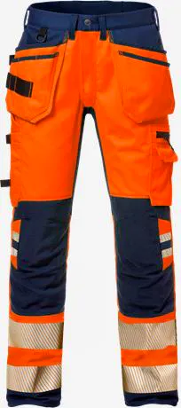 High Vis Oranje/Marineblauw