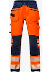 High Vis Oranje/Marineblauw