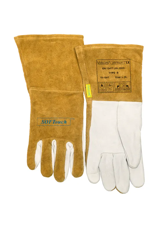 Weldas 10-1007 SofTouch™ Geit Gladlederen Lashandschoen
