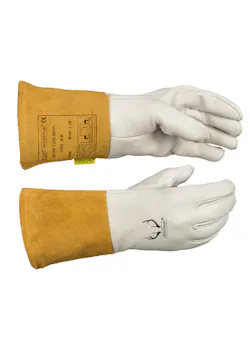 Weldas 10-2304 Softouch™ Zacht Glad Hertenleer Met Kap Van Split Rundleer miniatuur