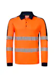 High Vis Oranje/Marineblauw
