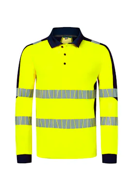 Havep 10079 Poloshirt High Visibility+ Lange Mouw Regular Fit