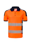 High Vis Oranje/Marineblauw
