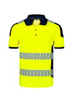 High Vis Geel/Marineblauw