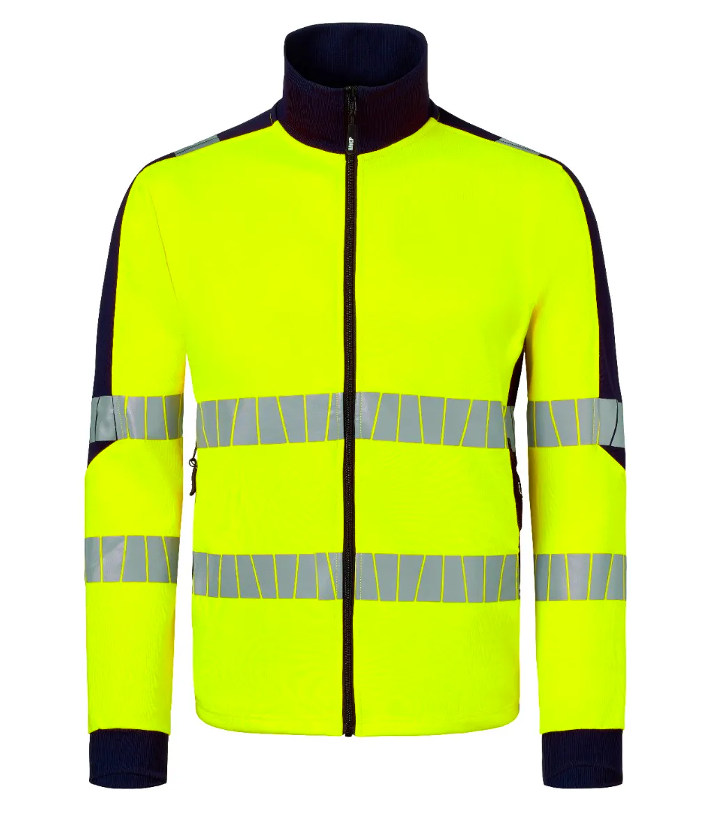 High Vis Geel/Marineblauw
