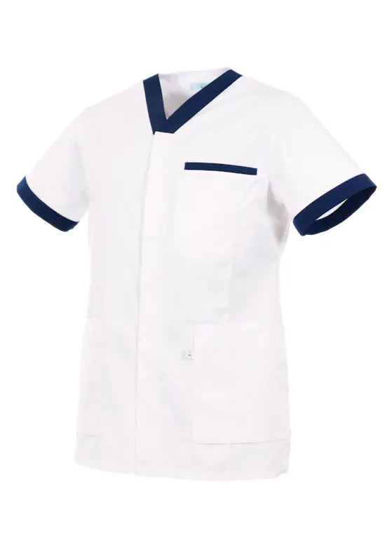 Alsico Zorgjas Dorian Wit/Donkerblauw