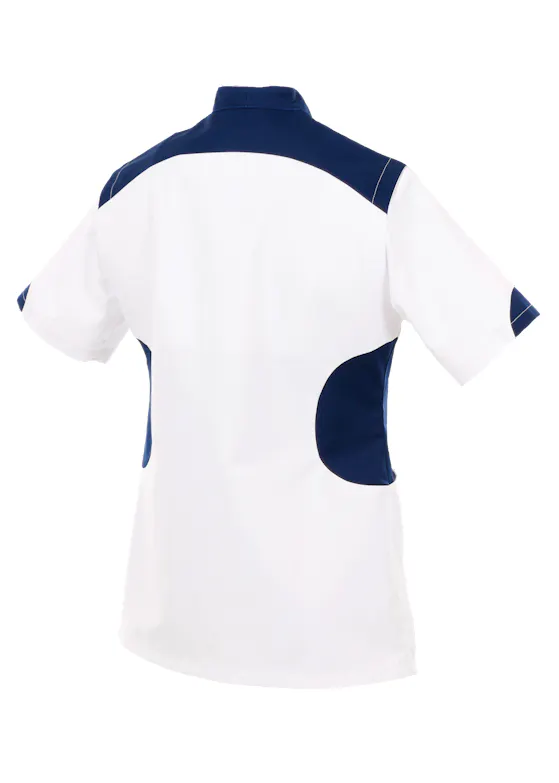 Alsico Zorgjas Ray Wit/Blauw