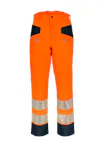 High Vis Oranje/Marineblauw