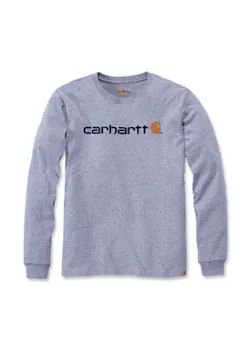 ##Carhartt Core Logo T-Shirt L/S 104107 miniatuur