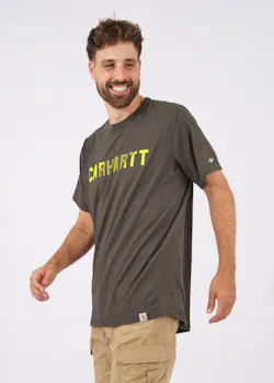 Carhartt 105203 T-Shirts S/S Logo Force Flex Block Regular Fit miniatuur