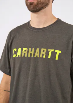 Carhartt 105203 T-Shirts S/S Logo Force Flex Block Regular Fit miniatuur