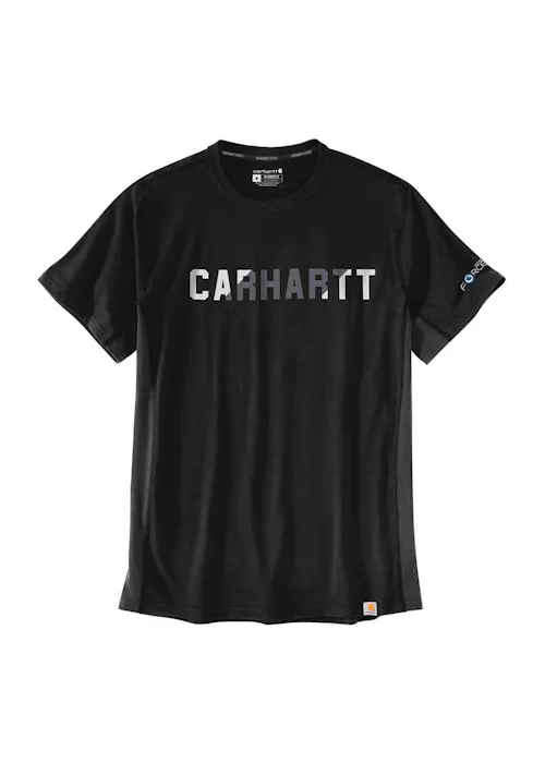 Carhartt 105203 T-Shirts S/S Logo Force Flex Block Regular Fit