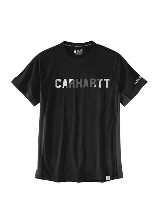 Carhartt 105203 T-Shirts S/S Logo Force Flex Block Regular Fit