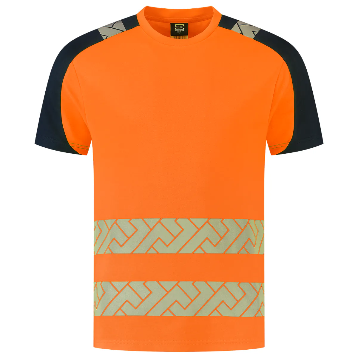 High Vis Oranje/Marineblauw
