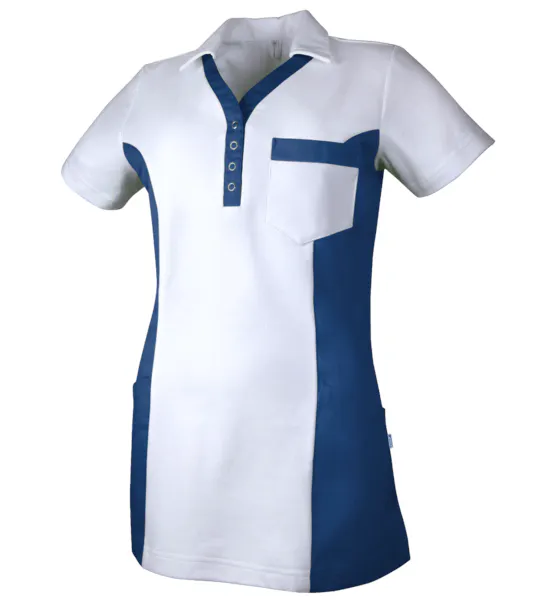 weiß/marineblau