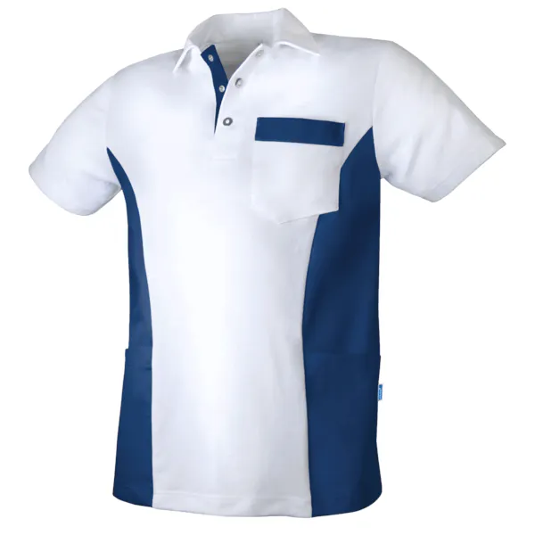 weiß/marineblau