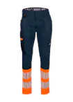 Marineblauw/Fluo Oranje