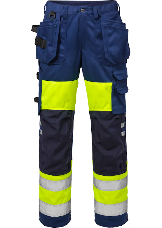 Fristads High-Vis-Arbeitshose für Damen, Klasse 1, 2129 PLU