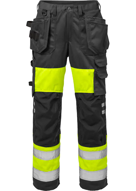 Fristads High-Vis-Arbeitshose für Damen, Klasse 1, 2129 PLU