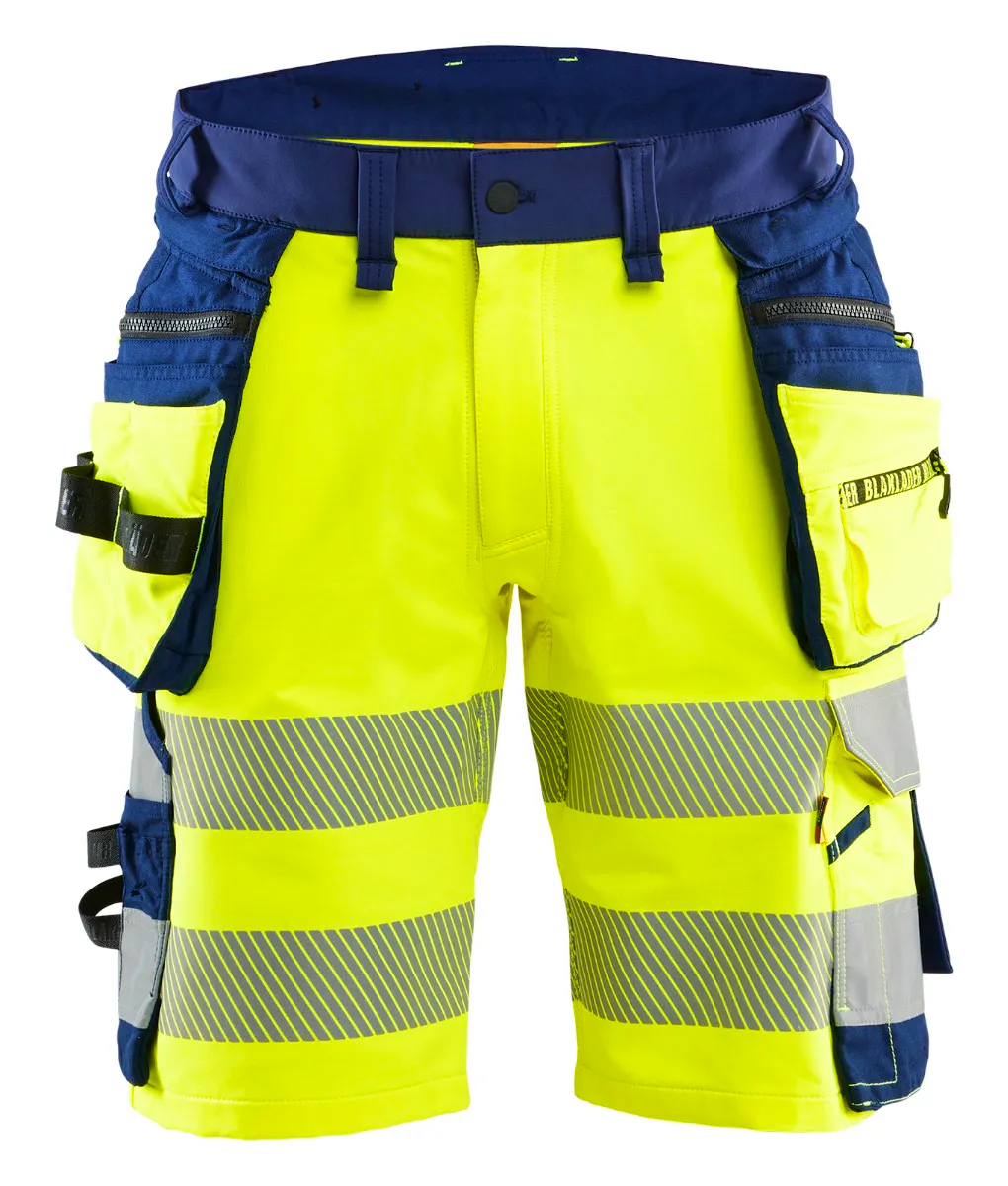 High Vis Geel/Marineblauw