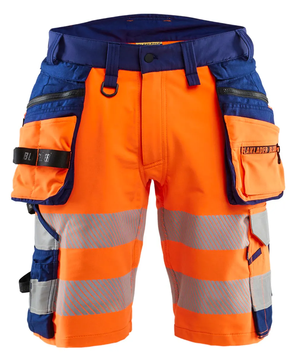 High Vis Oranje/Marineblauw