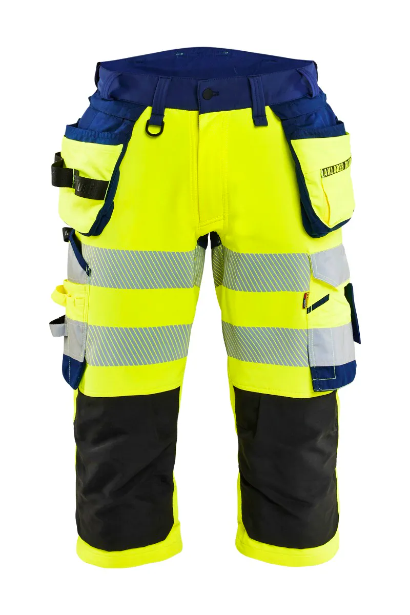High Vis Geel/Marineblauw