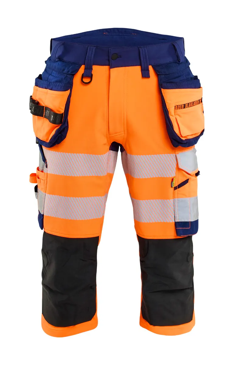 High Vis Oranje/Marineblauw