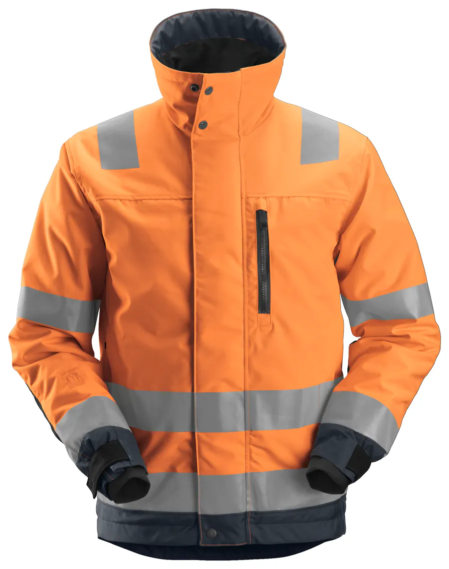 High Visibility Orange/Stahlgrau