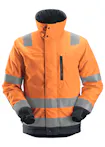 High visibility oranje/Staal grijs