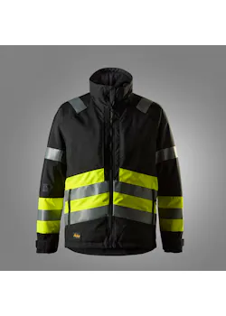 Snickers Workwear 1134 Hi-Vis Winter Werkjas, Klasse 1 miniatuur