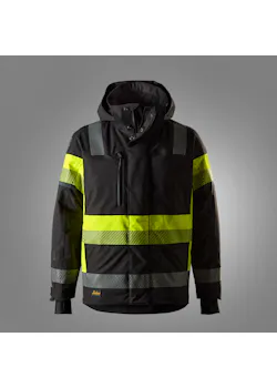 Snickers Workwear 1135 High-Vis Waterdichte Stretch Werkjas, Klasse 1 miniatuur