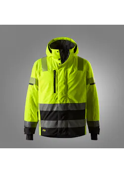 Snickers Workwear 1139 High-Vis Waterdichte Stretch Werkjas, Klasse 3 miniatuur