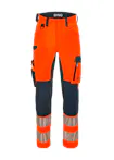 High Vis Oranje/Marineblauw