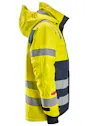 Snickers Waterdichte Isolerend Jack met Capuchon High-Vis Klasse 3 1162 miniatuur