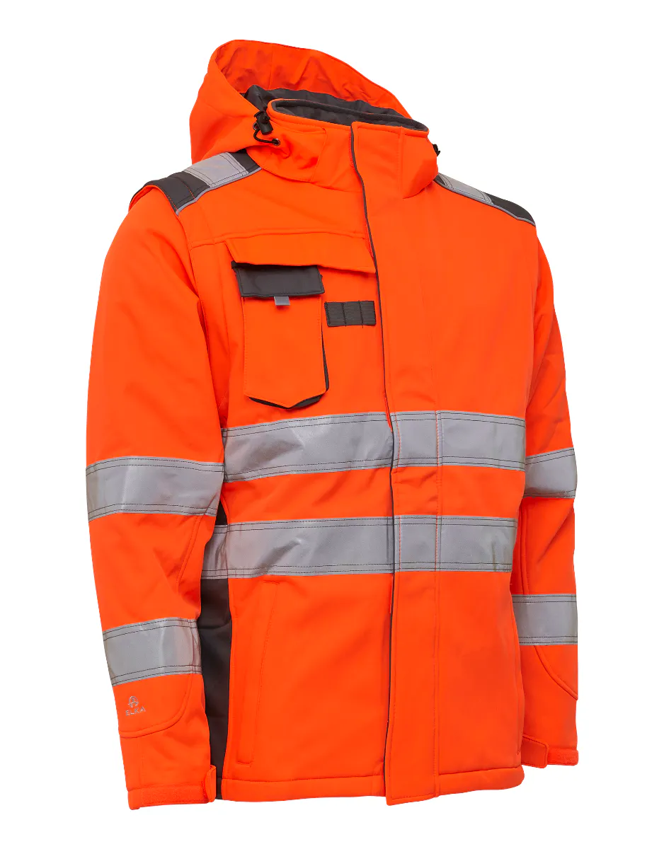 High Vis Oranje/Medium Grijs