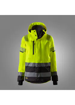 Snickers Workwear 1179 High-Vis Waterdichte Stretch Dames Werkjas, Klasse 2/3