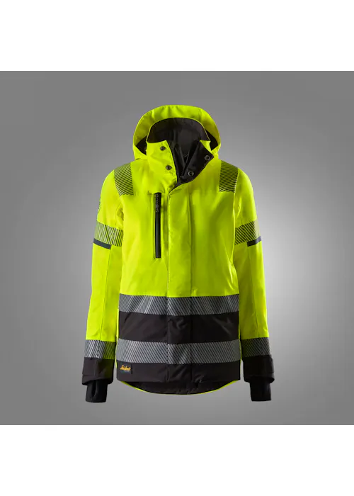Snickers Workwear 1179 High-Vis Waterdichte Stretch Dames Werkjas, Klasse 2/3