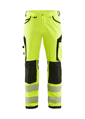 Blåkläder 1197 High Visibility Werkbroek met 4-Weg Stretch zonder Spijkerzakken