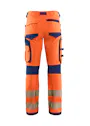 Blåkläder 1197 High-Visibility-Arbeitshose mit 4-Wege-Stretch, ohne Nageltaschen Vorschaubild