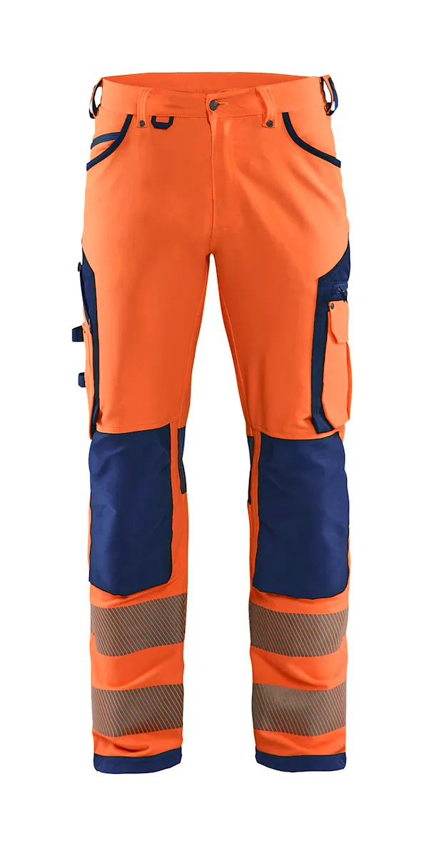 Oranje/Marineblauw