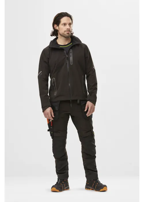 Snickers Workwear Flexiwork, Waterdicht Soft Shell Jack met Capuchon 1218