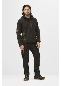 Snickers Workwear Flexiwork, Waterdicht Soft Shell Jack met Capuchon 1218 miniatuur