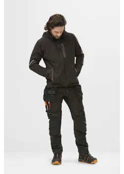 Snickers Workwear Flexiwork, Waterdicht Soft Shell Jack met Capuchon 1218 miniatuur