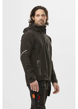 Snickers Workwear Flexiwork, Waterdicht Soft Shell Jack met Capuchon 1218 miniatuur
