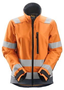 Snickers Workwear AllroundWork High-Vis Softshell Damesjack Klasse 2 -/3 1237